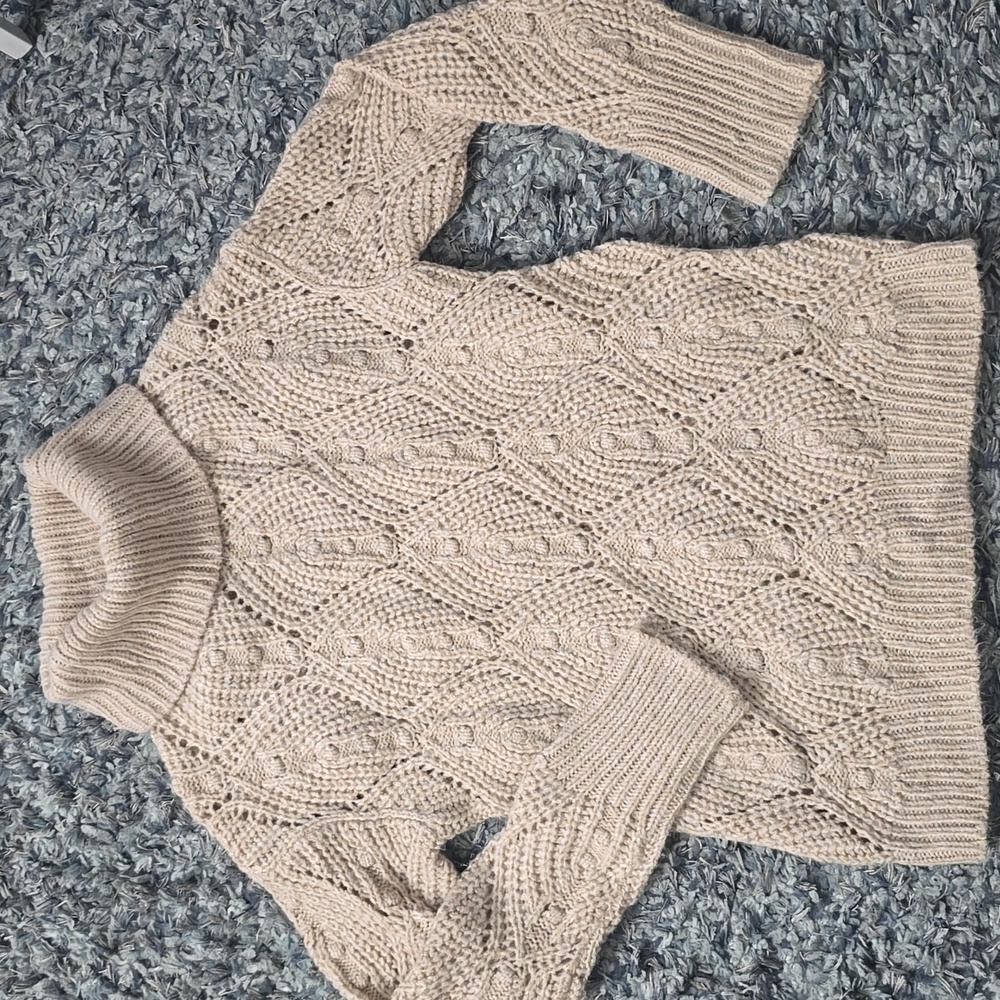 Knitted turtleneck sweater